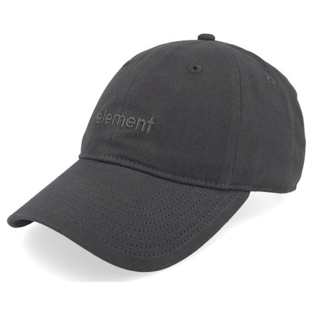 Element - Black - unconstructed - Cap - Fluky 3.0 Cap Off Black Dad Cap - Hatstore