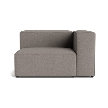 Lissabon XL hjørnemodul, højrevendt - Danubio Lysegrå - 130x100x72cm - Sofa - Holdbart Kvalitetsstof & Krydsfiner Ramme - Lysegrå