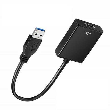 Gratis Drive USB 3.0 til HDMI Hunn Adapter HD Overføringskabel Lap