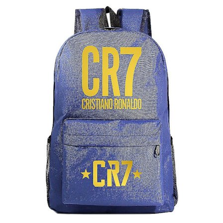 Cr7 Ryggsäck 18" Laptop USB Laddning Vattentät Affärsryggsäck Skolväska Stor Resa Tonåringar Mochila