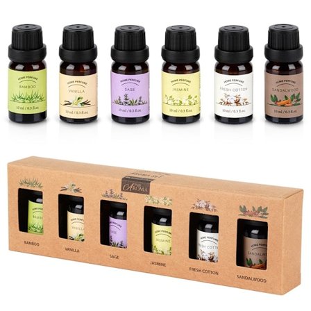 Sæt æteriske olier 10 ml 6 stk.
