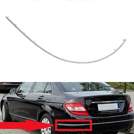 Dekorativ trimliste til bagkofanger til Mercedes C207 E200 E220 E250 E350
