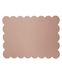 Bordbrikke Våga i imitert skinn Rosa