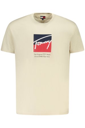 Tommy Hilfiger T-shirt Maniche Corte Uomo Beige