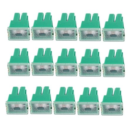 15 x Grønne 40A Hunkønnet Stikblad Patron Sikring til Bil