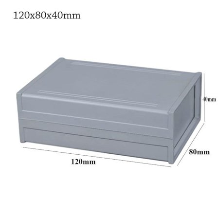Elektronisk prosjektboks Vanntett deksel Prosjekt 120X80X40MM