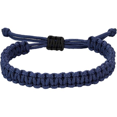 Herre Nautisk Tau Armbånd, Håndflettet Fallskjerm Tråd Armbånd, Justerbart Vanntett Armbånd