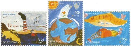 Portugal - Børnetegninger - Postfrisk sæt 3v