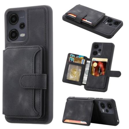 Redmi Note 12 4G Shockproof Premium Cover 7-SLOT Solid V6 Nordcell Black