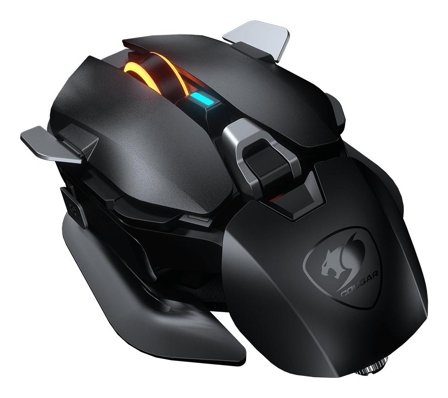 COUGAR Gaming Maus DualBlader, Kabelgebunden, Schwarz