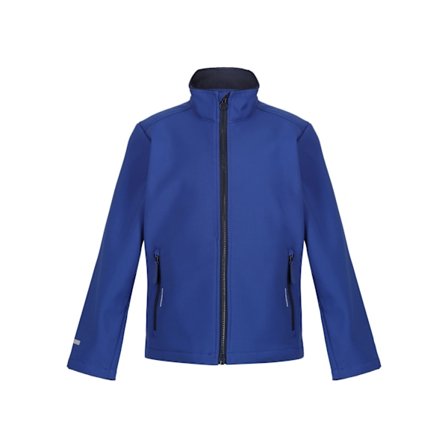 Regjun Barn/Barn 2 Lag Mjuk Skaljacka 32In Ny Royal/