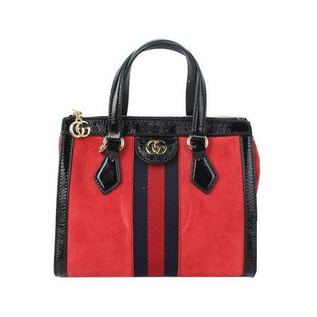 Gucci Vintage, Pre-owned Ophidia bag Rood, Dames, Maat:ONE Size,suede