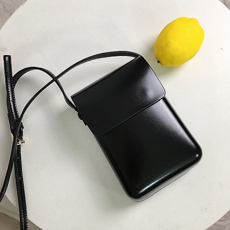 Naisten käsilaukut, muodikkaat PU-nahkaiset olkalaukut, naisten ylelliset, suurikapasiteettiset crossbody-laukut, pienet, yksiväriset läppäpuhelimen 