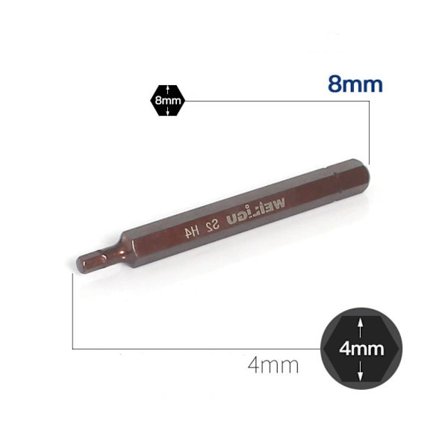 Iskuruuvitaltan kärki Ruuvimeisselin kärki 10 10