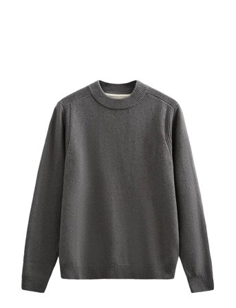 Akrico Lambswool Knit Grey Anerkjendt