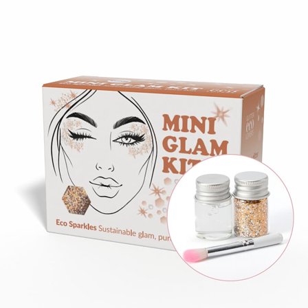 Glitter Eco Lovers Mini Glam Kit Bronze, Skincare, Øjne, Øjenskygge