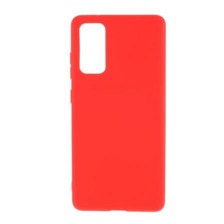 Samsung Galaxy S20 Fe - Matt Tpu Skal - Röd Red Röd