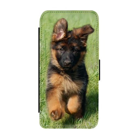 Tysk Schäferhund Valp Samsung Galaxy A25 Flip Mobilfodral