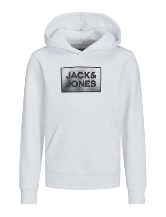 Jjjjsteel Sweat Hoodsteel Sweat Hood Jnr Tops Sweat-shirts & Hoodies Hoodies White Jack & J S