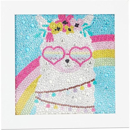 5D Diamantmålning efter nummer-kit för barn, full borr DIY för B