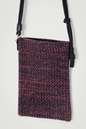 COS Homme Pochette De Téléphone En Maille in Bleu