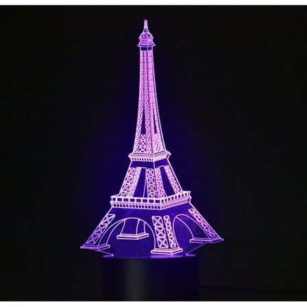 3D Nattlampa Illusion Skrivbordslampa USB-lampa Smart Home