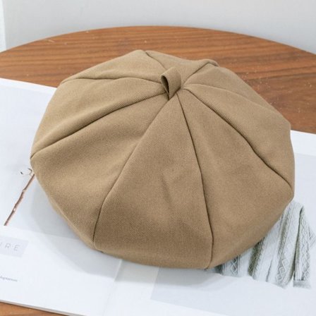 Dame Berets Vinterhatte KHAKI