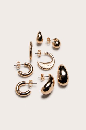 Kappahl | Örhängen 4-pack | Guld