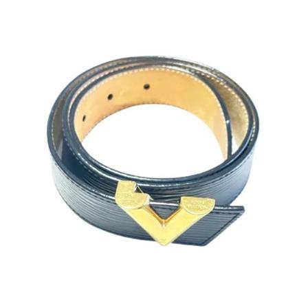 Louis Vuitton Vintage, Pre-owned Leather belts Blauw, Dames, Maat:ONE Size