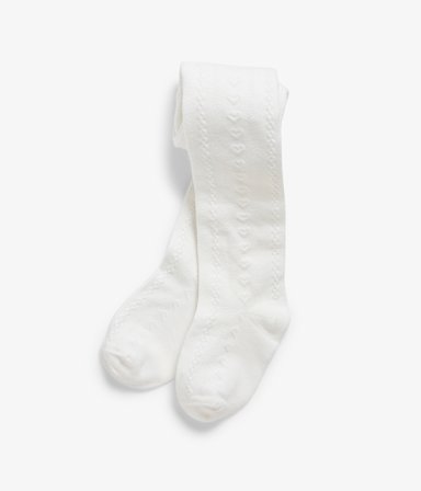 Kappahl | Wzorzyste rajstopy | Offwhite