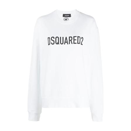 Dsquared2, Sweatshirts Wit, Dames, Maat:S