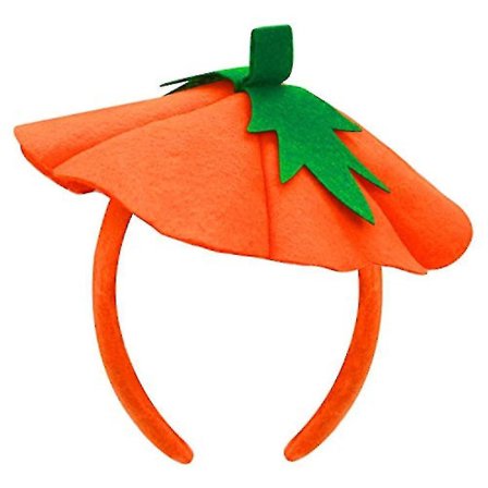 3 stk. Halloween Pandebånd Græskar Hat Dame Græskar Kostume Græskar Hårbånd Hårbøjle Græskar Festartikler