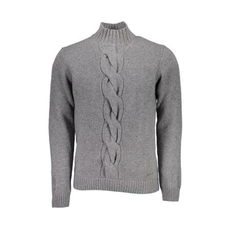 Gant - Stickade Tröjor - Grå - Herr - Storlek: M, Herr, Storlek: M