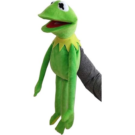 Frosj Plush Hånddukke Leke, Plush Leke Sesame, Søt Kermit The F