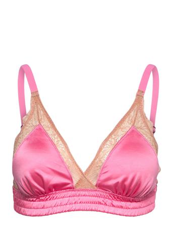 Love Lace Lingerie Bras & Tops Soft Bras Triangle Bras Lyserød Love Stories