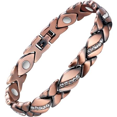 Kobberarmbånd for kvinner magnetisk for leddgikt smertelindring~Eff