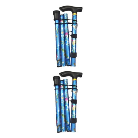 1/2/3 hopfällbar käpp Justerbar 5-sektions handcampingstav