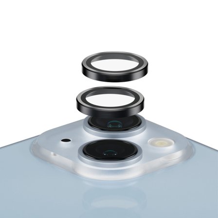 PanzerGlass Hoops Black Camera Lens Protector iPhone 14 | 14 Plus