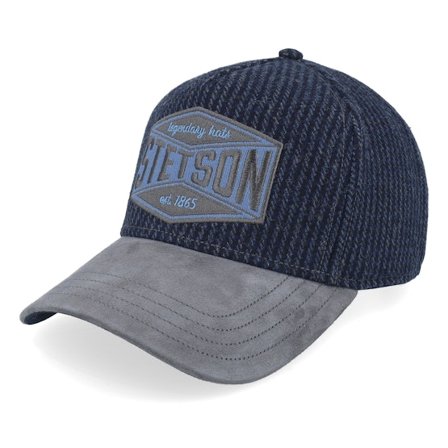 Stetson - Azul adjustable Boné - Goat Suede Wool Grey And Blue Shades A-Frame @ Hatstore