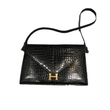 Hermès Vintage Pre-owned Tas , Zwart , Dames , Maat: ONE Size Vintage Tassen