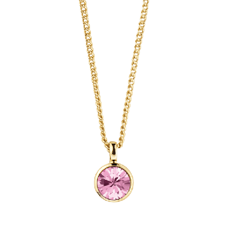 Dyrberg & Kern Necklace Ette Light Rose Halsband Dam Rosa ONESIZE