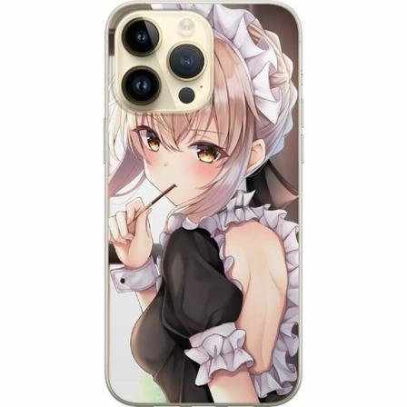Apple Iphone 14 Pro Max Genomskinligt Skal Anime Girl Cute