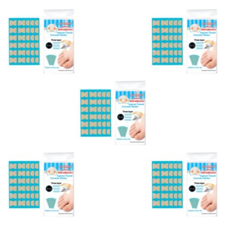 1/2/3/5 1 set inåtväxande tånagelkorrigerande klistermärken Tånagellapp 5ST