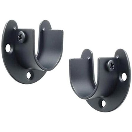 Dusjforhengstang i rustfritt stål, U-formet, 200 kg kapasitet