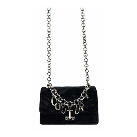 Versace Jeans Couture, Shoulder Bags Czarny, Kobieta, Rozmiar: ONE Size
