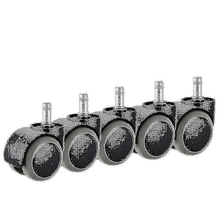 Erstatningshjul for IKEA kontorstoler 5-pakning 10mm x 22mm