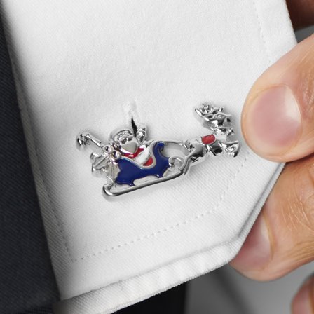 Joulupukin reki -kalvosinnapit for Men