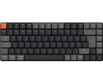 K3v3 RGB Aluminium Hot Swap QMK Keychron Low Profile 2.0 Red - Keychron K3v3 - Tunt gamingtangentbord
