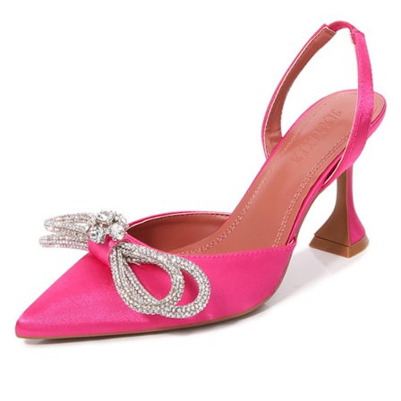 Damsandaler Slip On Heels Slingback Pumps