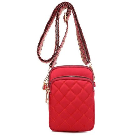 Crossbody Bags Vertikal Axelväska RÖD